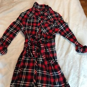 Flannel dress